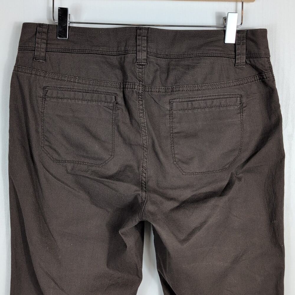 Sonoma Womens Modern Bootcut Cargo Pants Gray Original Fit Hi-Rise Stretch Sz 14 - Picture 4 of 13